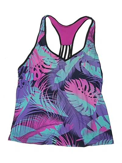 Pre-owned Zeroxposur Swimsuit Top Purple Swimwear