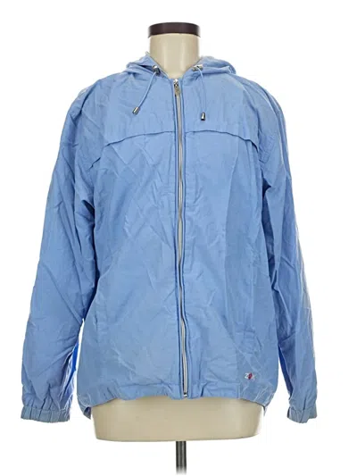Pre-owned Zeroxposur Windbreaker Jacket In Blue
