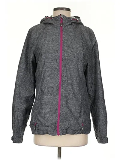 Pre-owned Zeroxposur Windbreaker Jacket In Gray