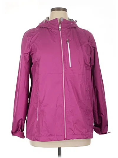 Pre-owned Zeroxposur Windbreaker Jacket In Purple