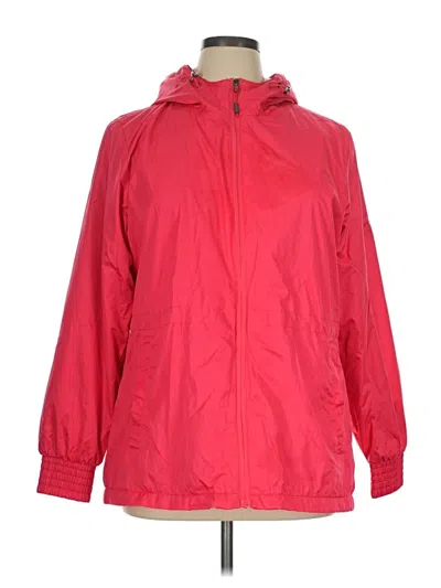 Pre-owned Zeroxposur Windbreaker Jacket In Red