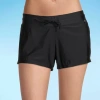 Zeroxposur Womens Quick Dry Swim Shorts In Black