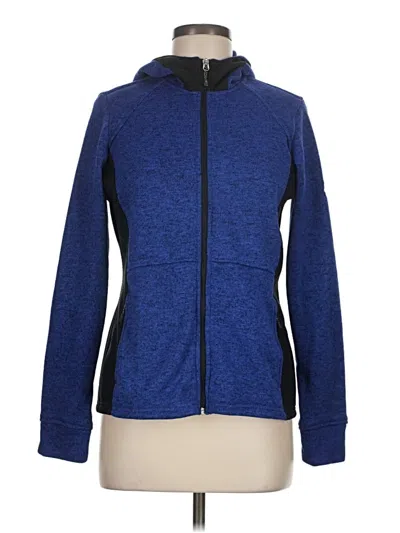 Pre-owned Zeroxposur Zip Up Hoodie In Blue