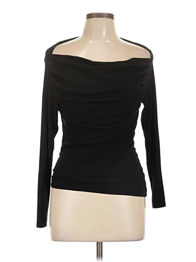 Pre-owned Zesica 3/4 Sleeve T-shirt In Black