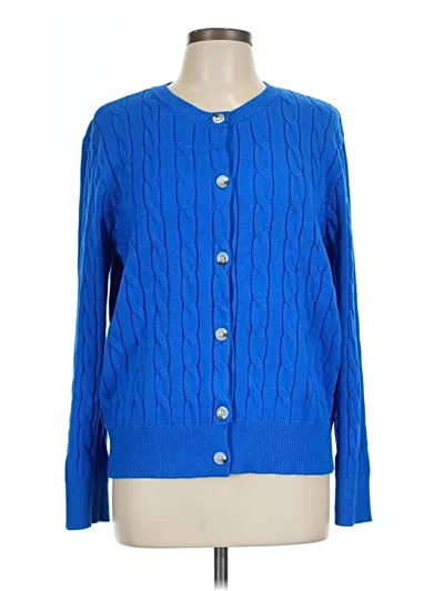 Pre-owned Zesica Cardigan Sweater In Blue