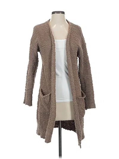 Pre-owned Zesica Cardigan Sweater In Brown