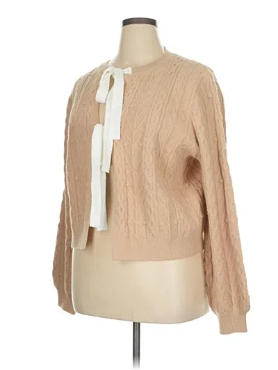 Pre-owned Zesica Cardigan Sweater In Brown