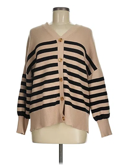Pre-owned Zesica Cardigan Sweater In Brown