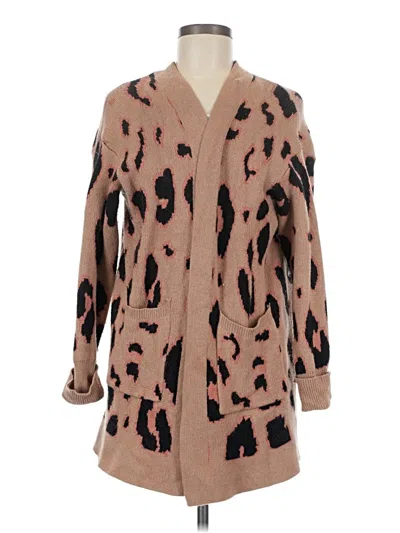 Pre-owned Zesica Cardigan Sweater In Tan