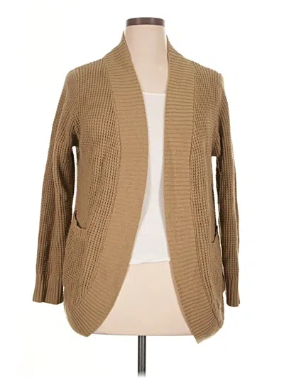 Pre-owned Zesica Cardigan Sweater In Tan
