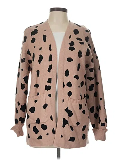Pre-owned Zesica Cardigan Sweater In Tan