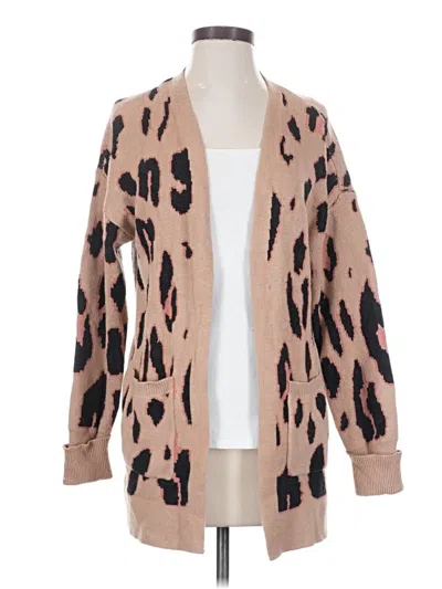 Pre-owned Zesica Cardigan Sweater In Tan