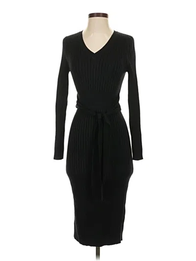 Pre-owned Zesica Casual Dress In Black