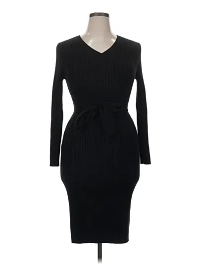 Pre-owned Zesica Casual Dress In Black