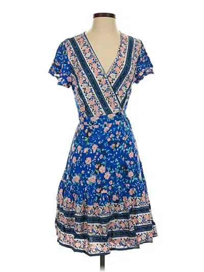 Pre-owned Zesica Casual Dress In Blue