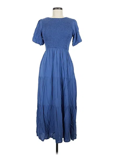 Pre-owned Zesica Casual Dress In Blue