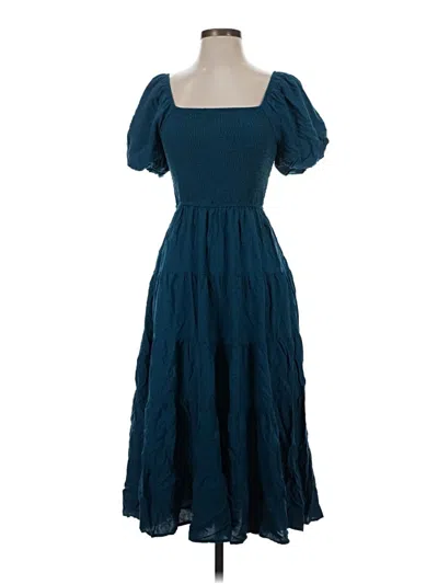 Pre-owned Zesica Casual Dress In Blue
