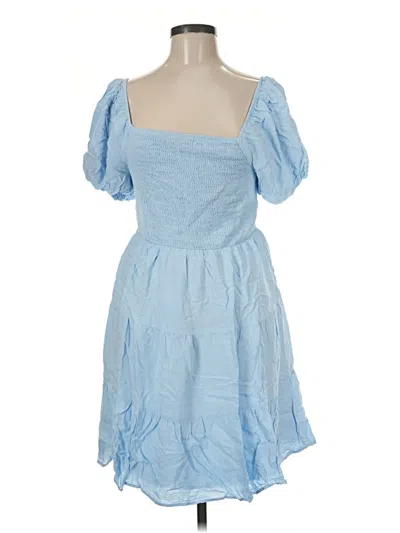 Pre-owned Zesica Casual Dress In Blue