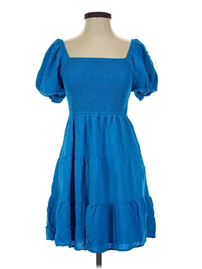 Pre-owned Zesica Casual Dress In Blue