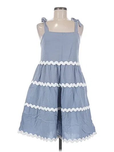 Pre-owned Zesica Casual Dress In Blue