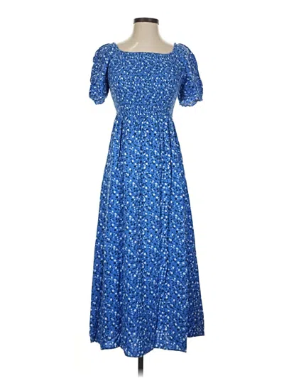 Pre-owned Zesica Casual Dress In Blue
