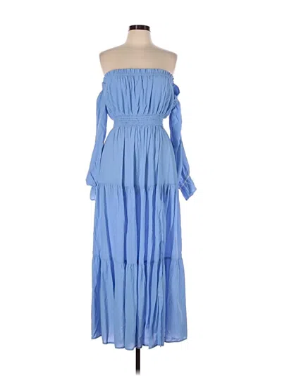Pre-owned Zesica Casual Dress In Blue