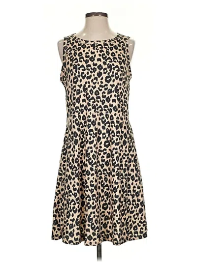 Pre-owned Zesica Casual Dress In Brown