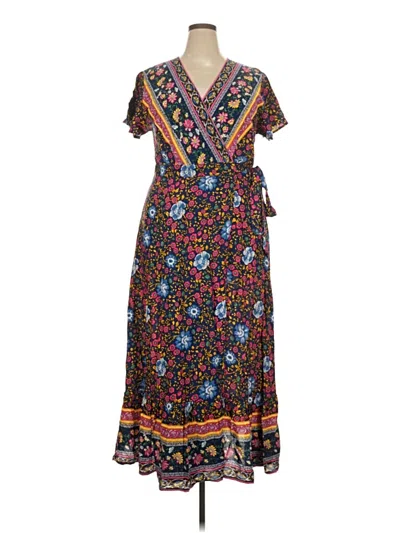 Pre-owned Zesica Casual Dress In Brown