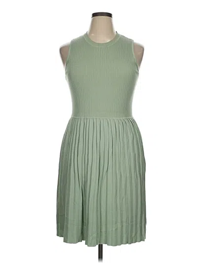 Pre-owned Zesica Casual Dress In Green