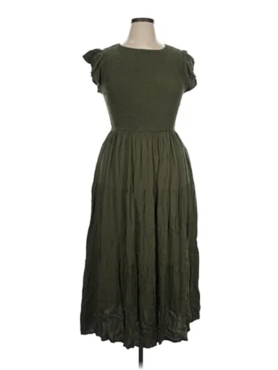 Pre-owned Zesica Casual Dress In Green