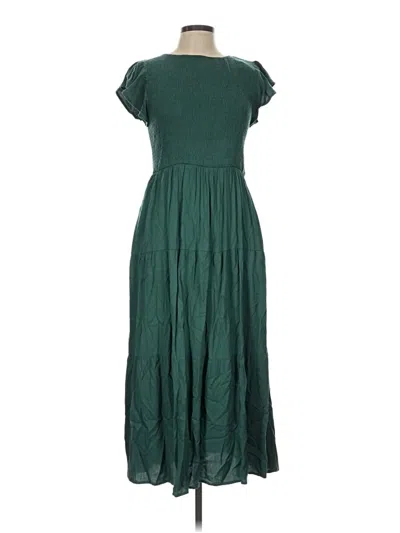Pre-owned Zesica Casual Dress In Green