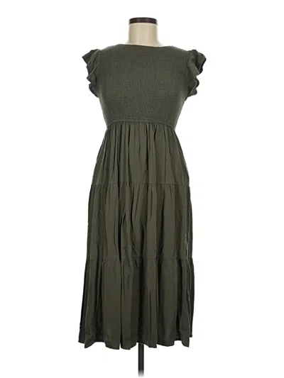 Pre-owned Zesica Casual Dress In Green