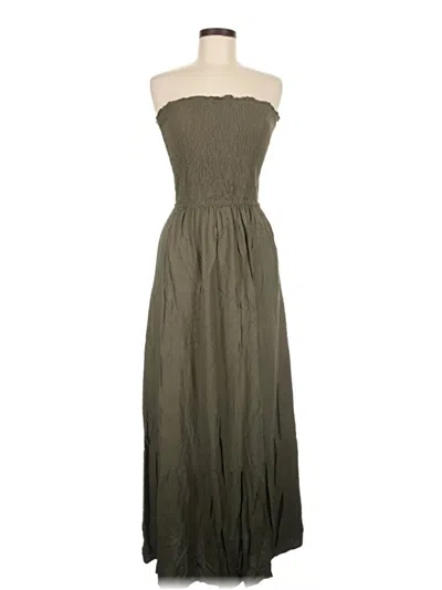 Pre-owned Zesica Casual Dress In Green