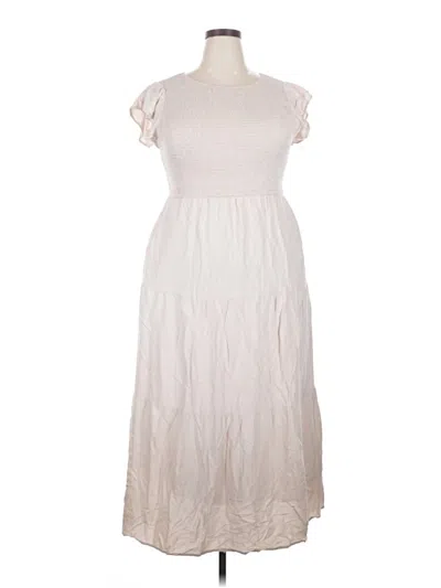Pre-owned Zesica Casual Dress In Ivory