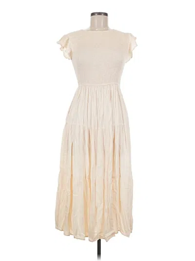 Pre-owned Zesica Casual Dress In Ivory