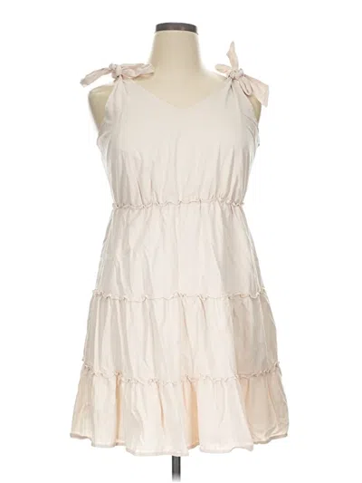 Pre-owned Zesica Casual Dress In Ivory