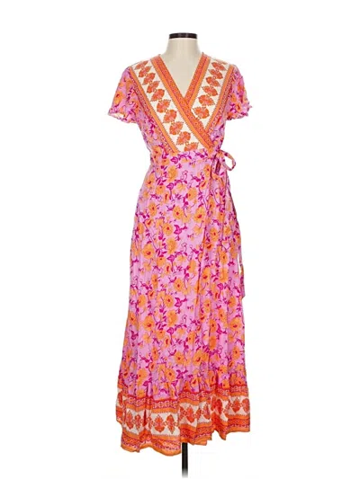 Pre-owned Zesica Casual Dress In Orange