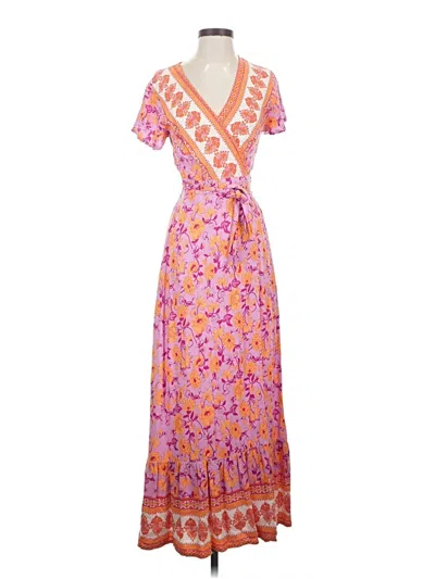 Pre-owned Zesica Casual Dress In Orange