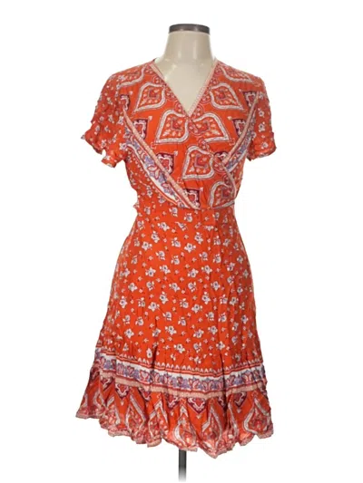 Pre-owned Zesica Casual Dress In Orange