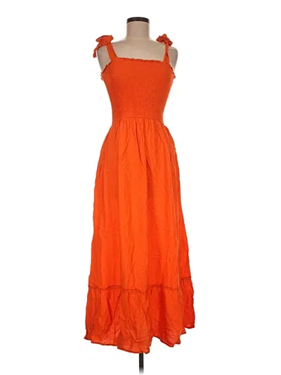 Pre-owned Zesica Casual Dress In Orange