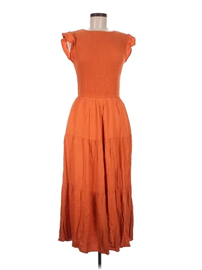 Pre-owned Zesica Casual Dress In Orange