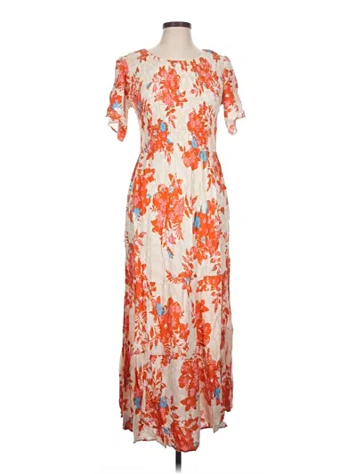 Pre-owned Zesica Casual Dress In Orange