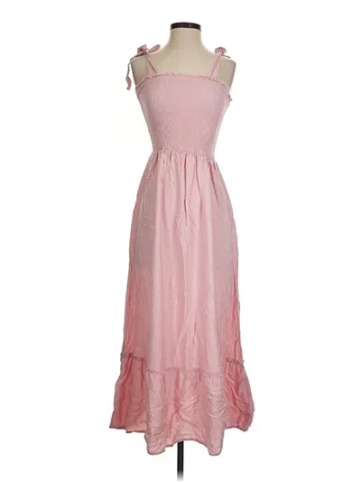 Pre-owned Zesica Casual Dress In Pink