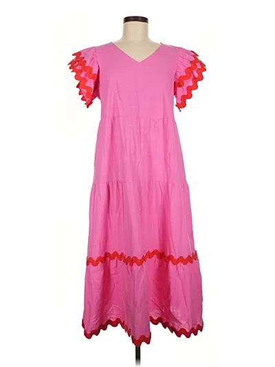 Zesica Casual Dress In Pink