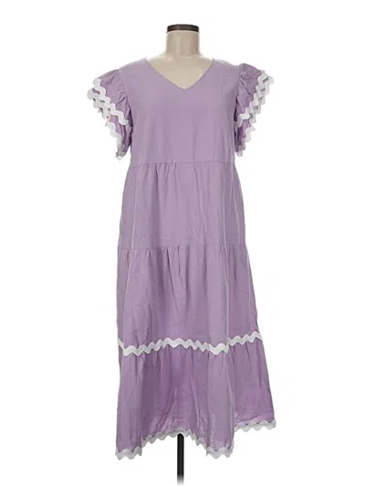 Pre-owned Zesica Casual Dress In Purple