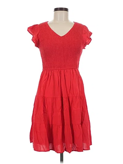 Pre-owned Zesica Casual Dress In Red