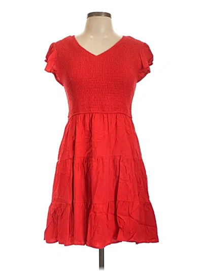 Pre-owned Zesica Casual Dress In Red