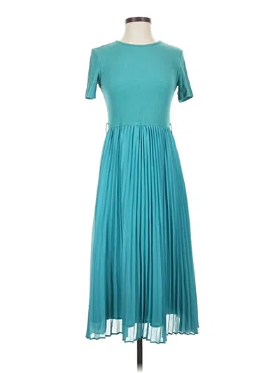 Pre-owned Zesica Casual Dress In Teal