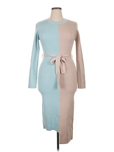 Pre-owned Zesica Casual Dress In Teal