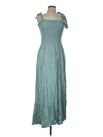 Pre-owned Zesica Casual Dress In Teal